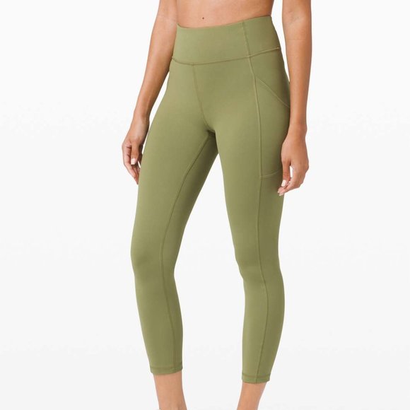 lululemon athletica Pants - lululemon athletica Bronze Green 25" Invigorate Tights